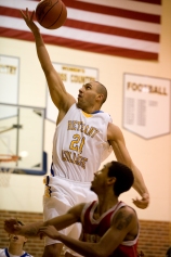 Senior Brandon Miller tallied seven rebounds vs. Sterling and 15 vs. Bethel.